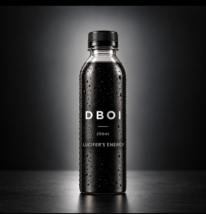 The original DBOI Lucifer’s Energy bottle